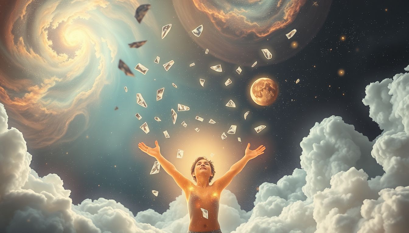 Das Ausladen von Erinnerungen symbolisiert Befreiung und inneren Frieden.