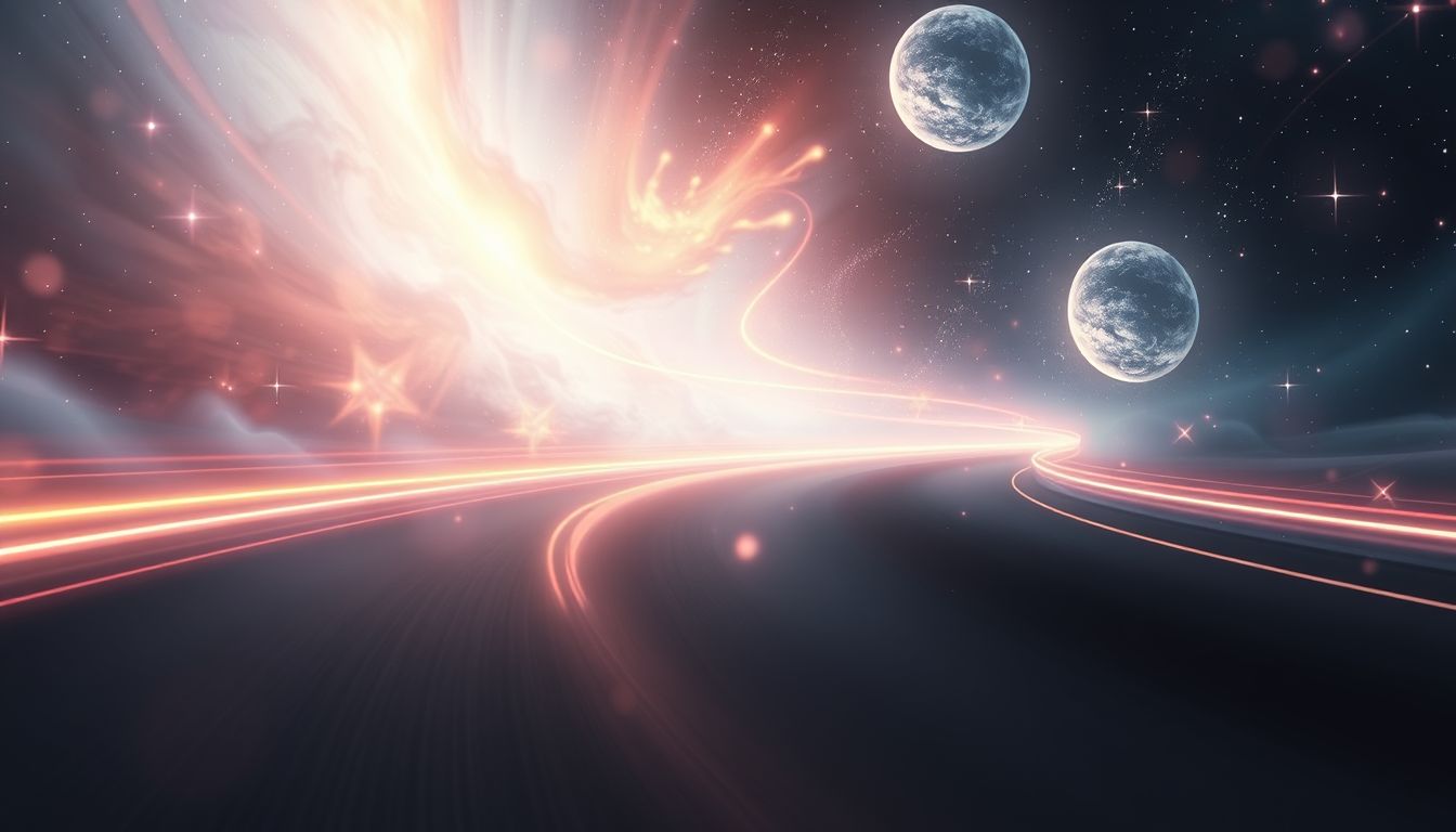 Autolichter symbolisieren im Traum oft den Weg und Orientierung.