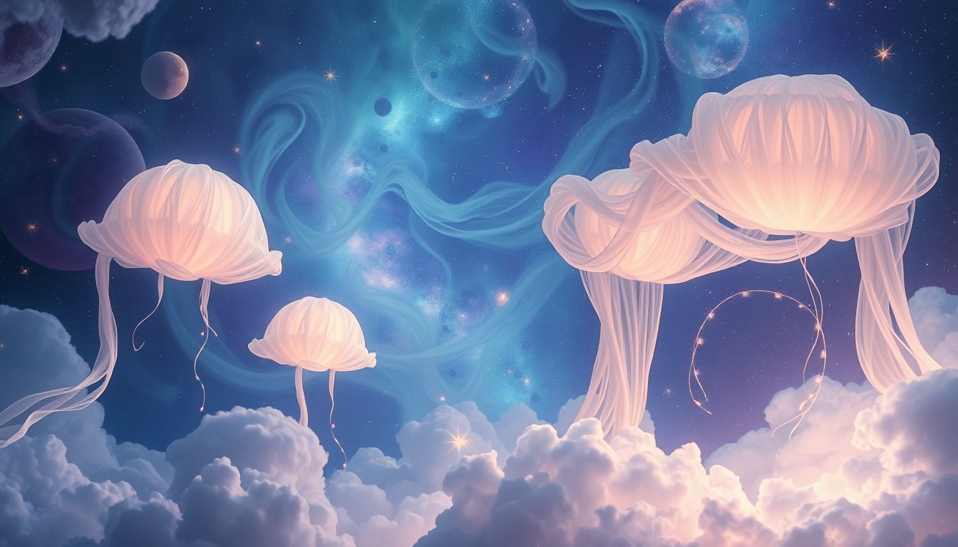 Baldachin-Träume symbolisieren oft Schutz, Luxus und spirituelle Erhebung.