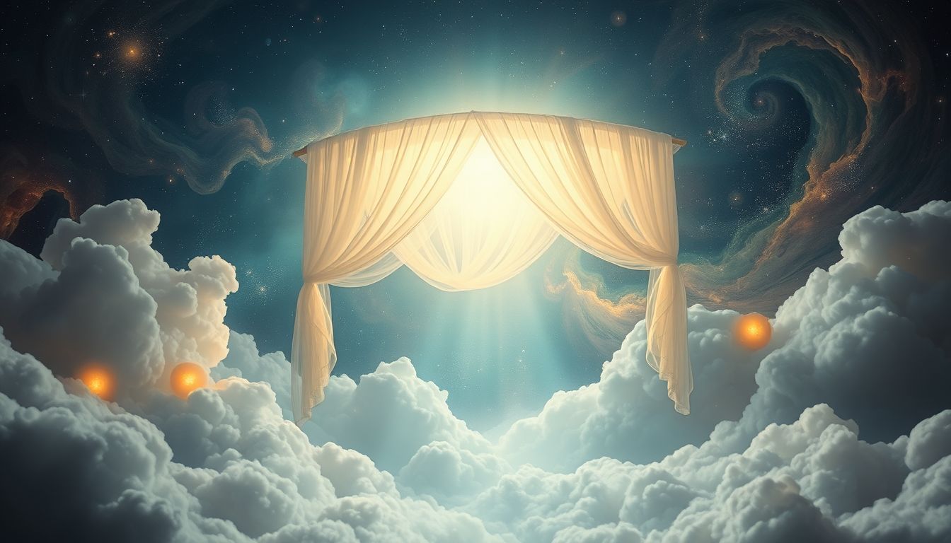 Baldachin-Träume symbolisieren oft göttlichen Schutz und spirituelle Erhebung.