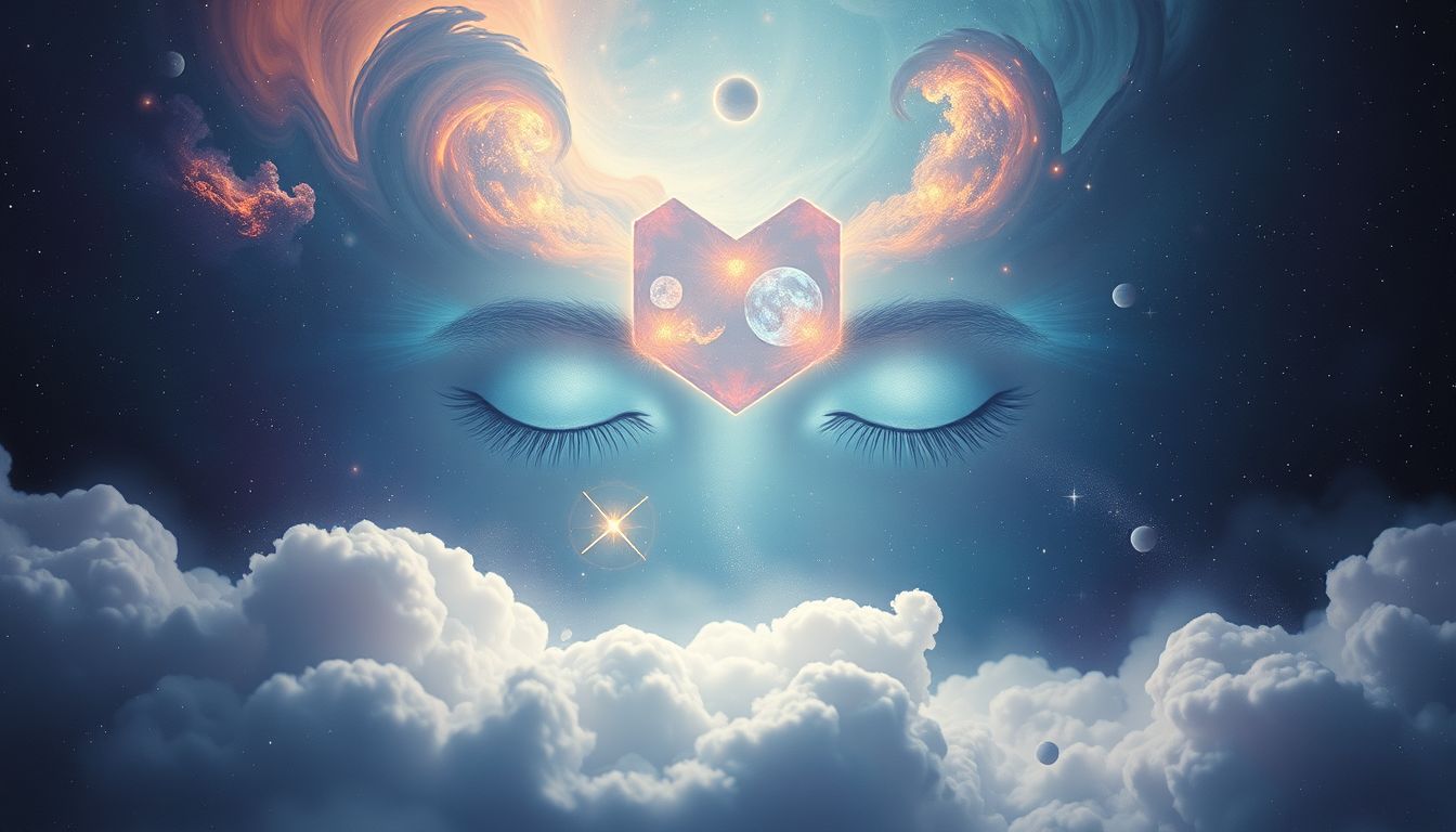 Blinzeln mit beiden Augen im Traum symbolisiert ausgeglichene Neutralität.