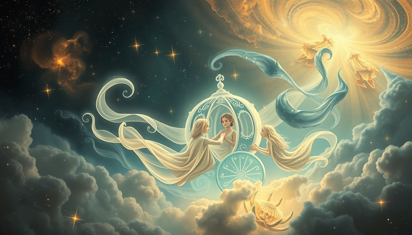 Eine Britzka mit Freunden symbolisiert gemeinsame Freude und harmonische Beziehungen.