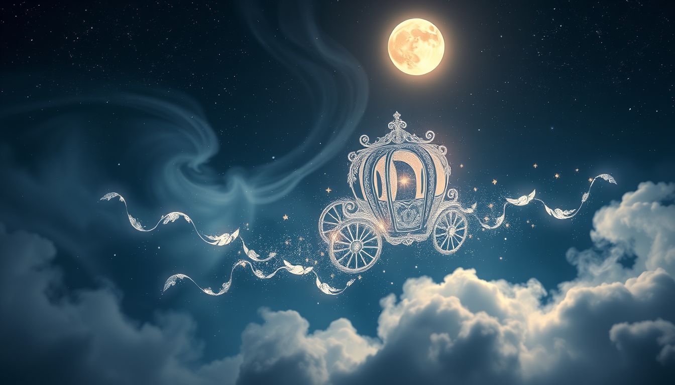 Eine Britzka bei Nacht symbolisiert verborgene Sehnsüchte und Geheimnisse.