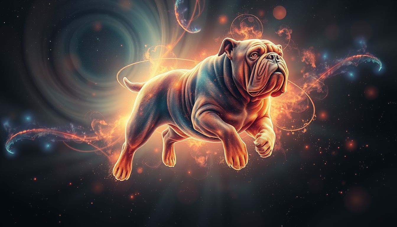 Die Bulldogge symbolisiert unerschütterliche Stärke und unendliches Durchhaltevermögen.