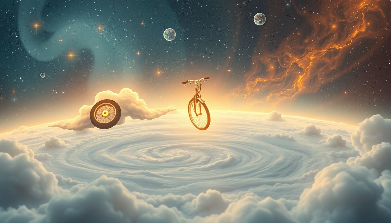 Das Einrad symbolisiert im Traum die einzigartige Balance des Einzelnen.