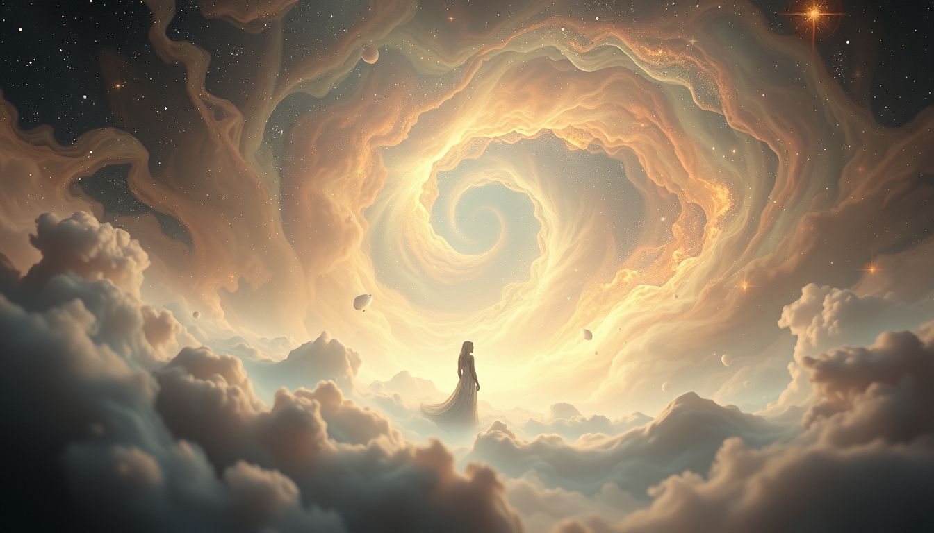 Das einsame Lager symbolisiert innere Einkehr und persönliche Selbstfindung.