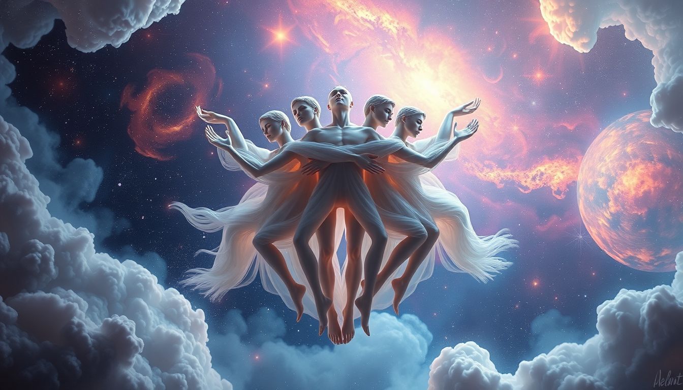 Das Menschengespann symbolisiert oft Herrschaftsanspruch und innere Kontrolle.