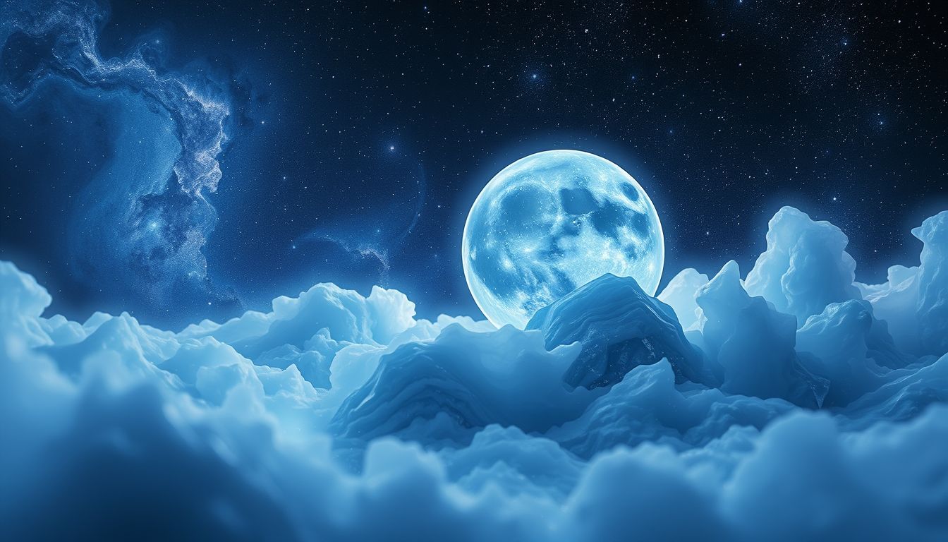 Sodaliths blaue Farbe symbolisiert Klarheit und intuitive Erkenntnis im Traum.