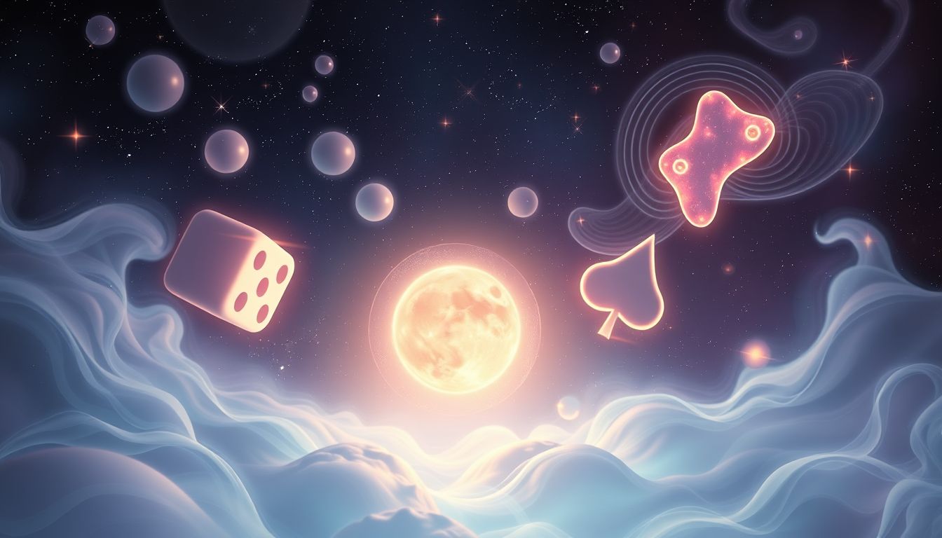 Glücksspiele symbolisieren im Traum oft Risiko und Lebensentscheidungen.