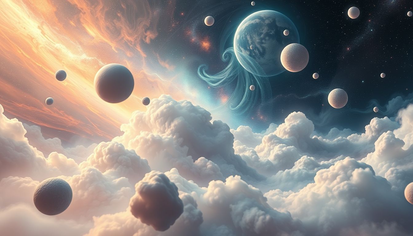 Die Traumlandschaft reflektiert verborgene Gefühle und innere Konflikte.