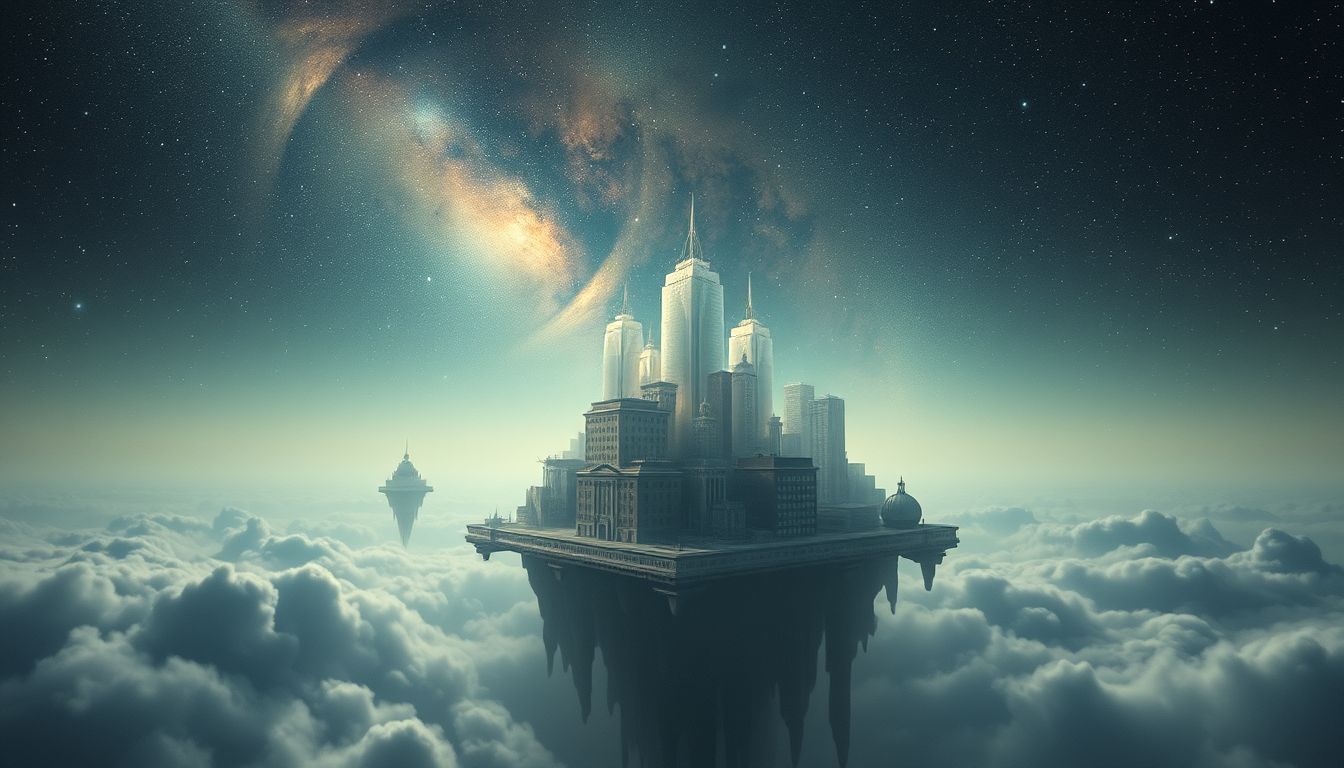 Verlassene Städte im Traum symbolisieren oft innere Leere und Sehnsucht.