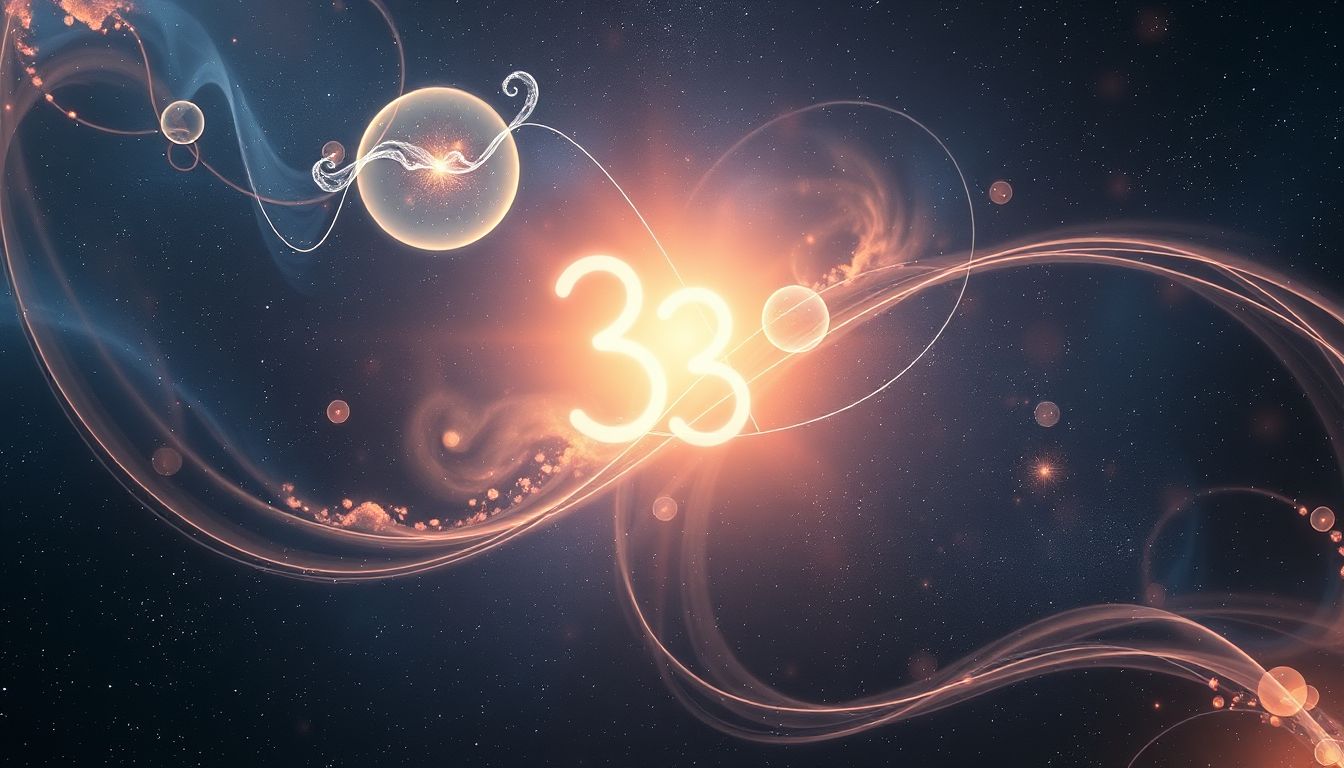 Die Zahl 33 symbolisiert kreative Energie und persönliche Entfaltung.