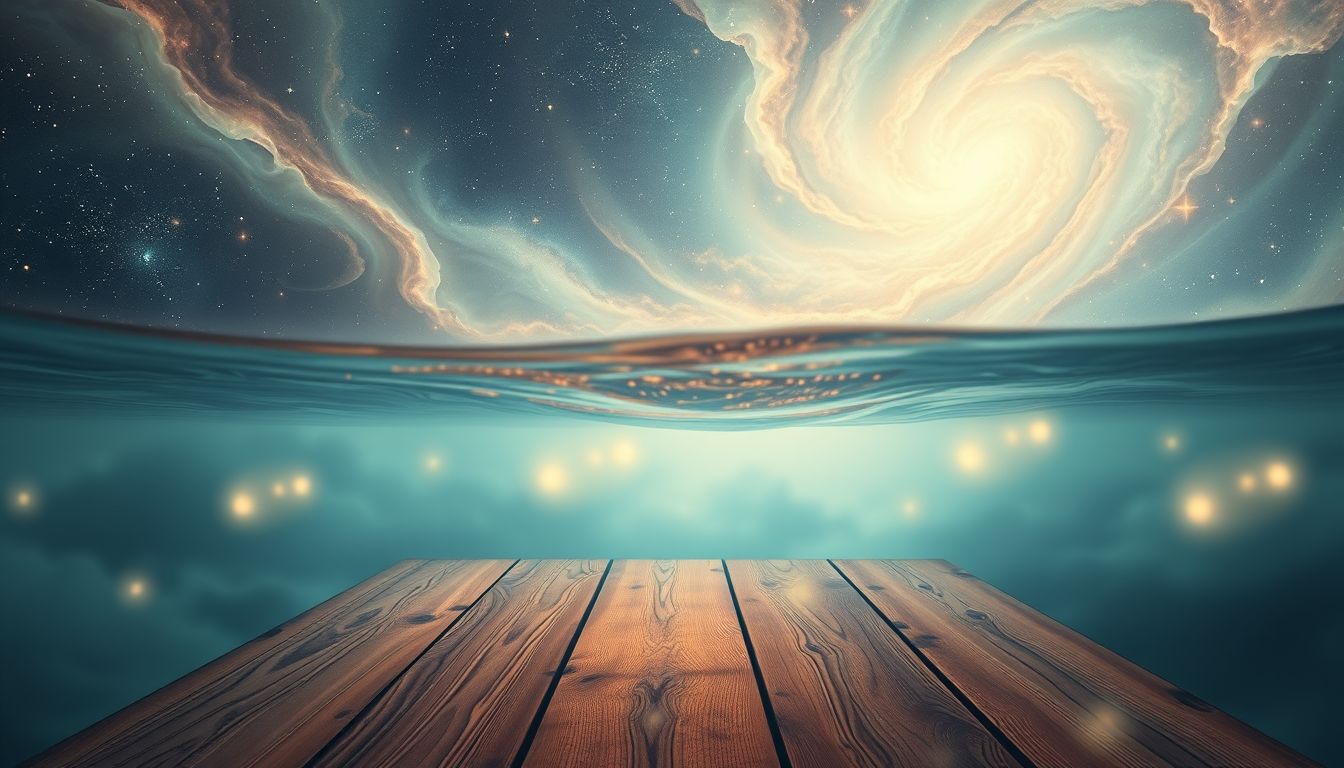 Mit nassen Dielen symbolisiert das Unterbewusstsein emotionale Turbulenzen.
