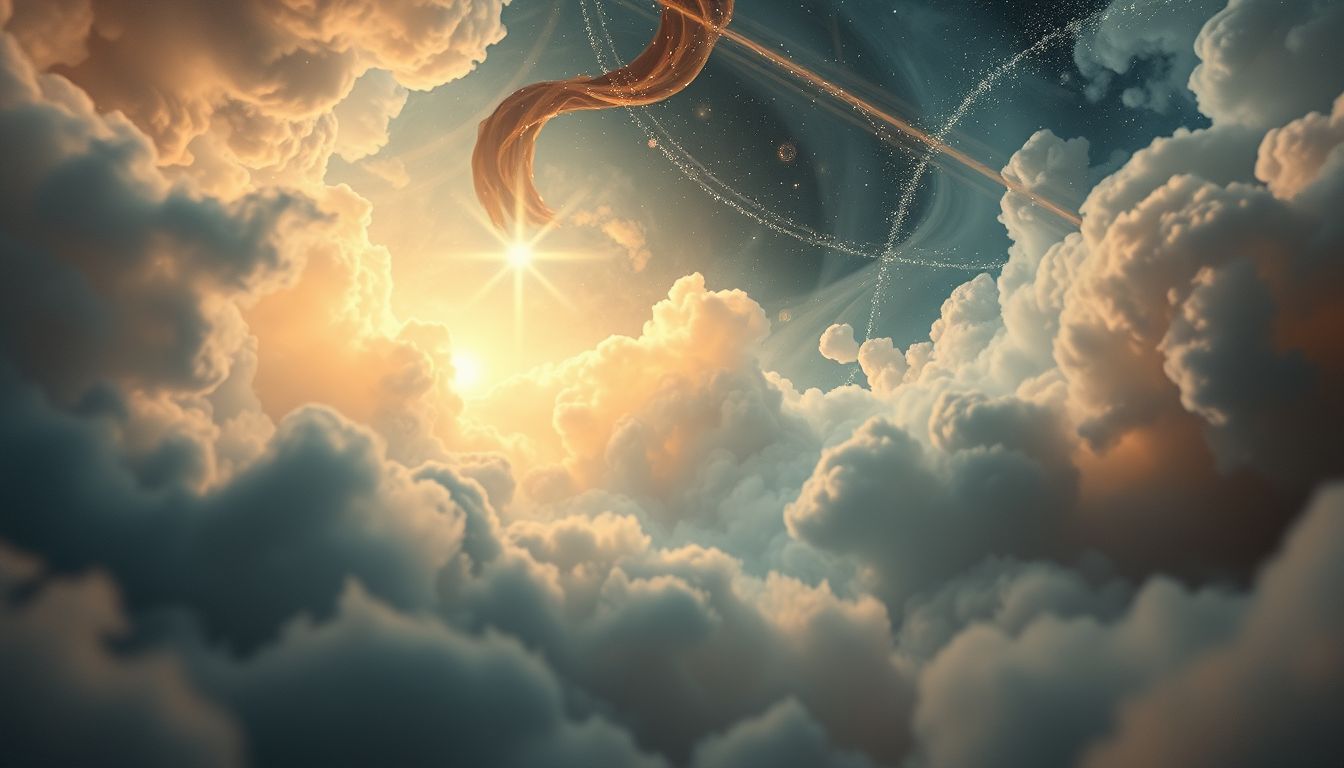 Ein Durchbruch durch Nebel symbolisiert Klarheit nach Verwirrung.