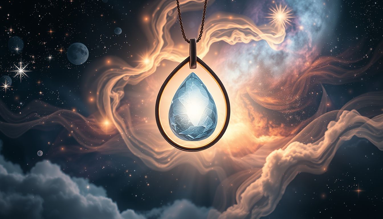 Ein Steinanhänger symbolisiert Schutz, Kraft und spirituelle Heilung im Traum.