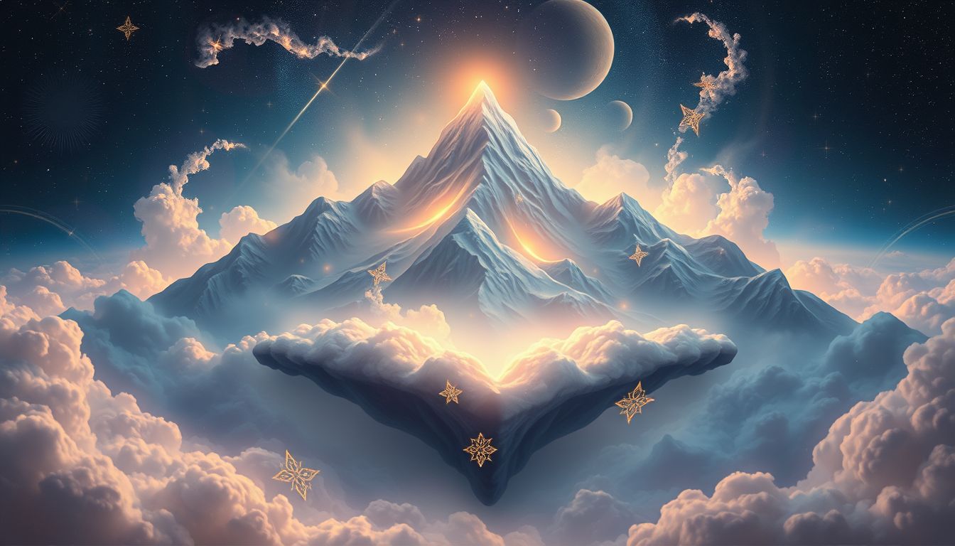Ein Bergmassiv symbolisiert tief verwurzelte Zugehörigkeit und Heimatgefühl.
