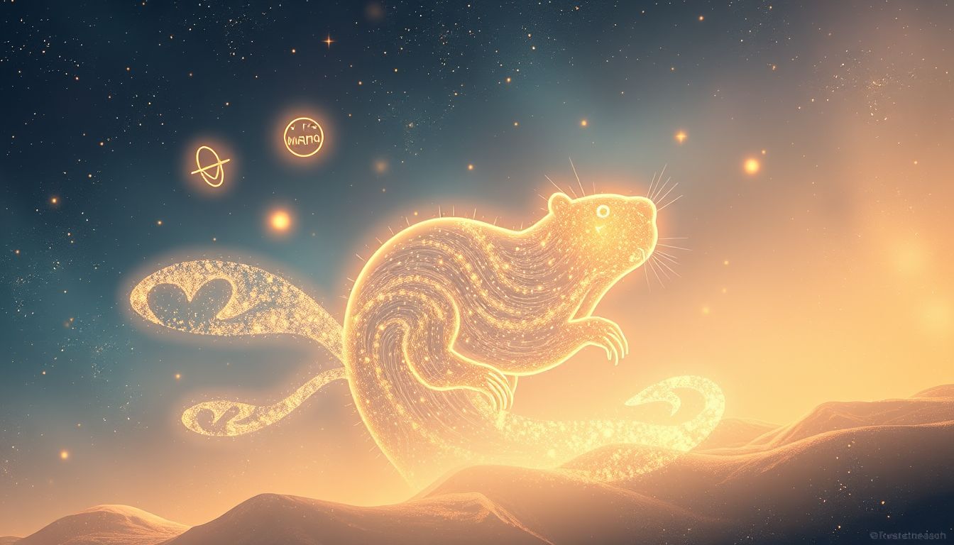 Biber symbolisieren in Träumen Fürsorge, Zusammenarbeit und Gemeinschaftssinn.