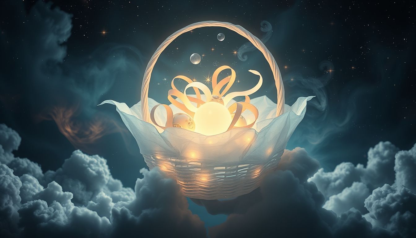 Ein Geschenkkorb im Traum symbolisiert innere Weisheit und Intuition.
