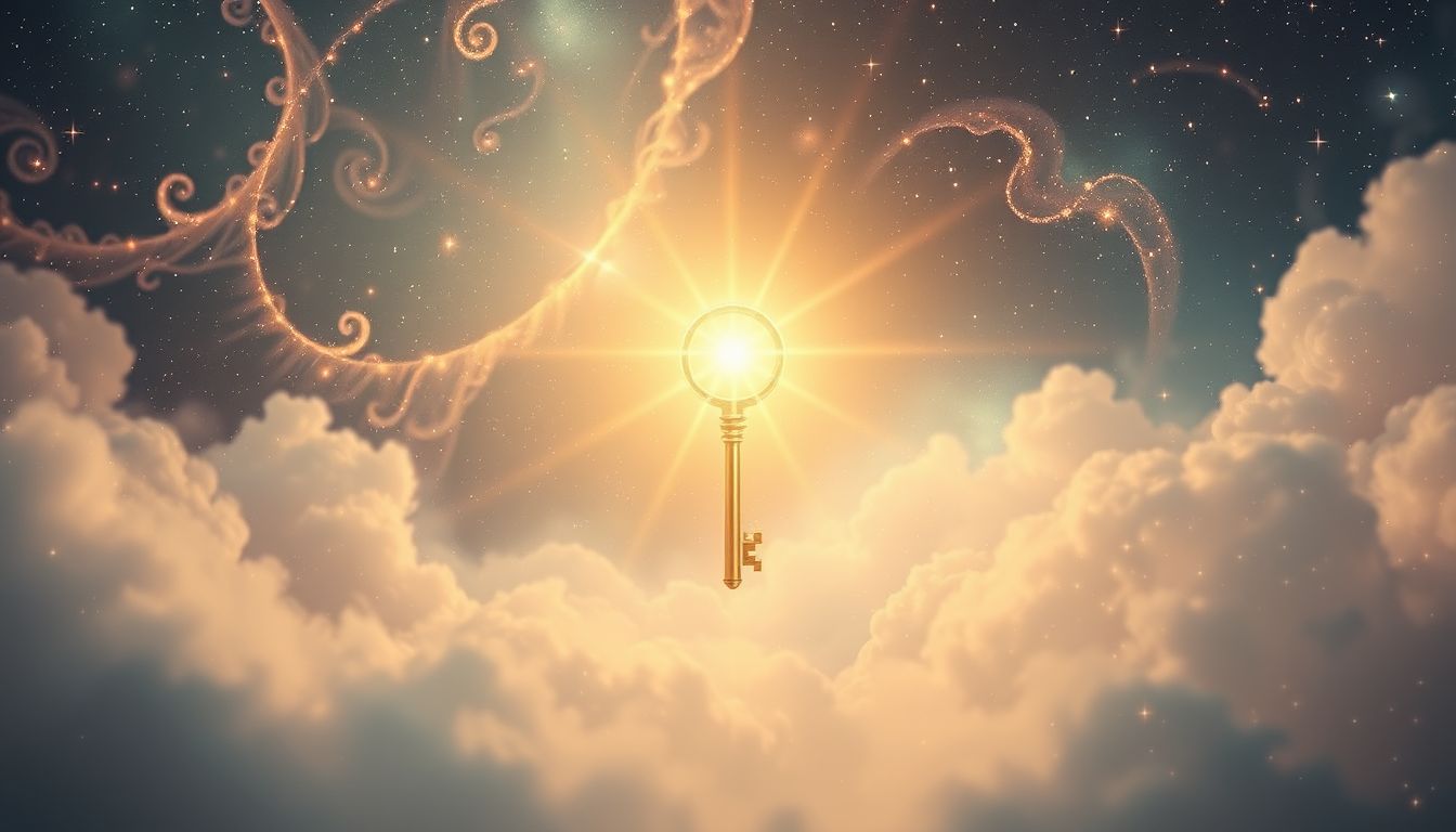 Ein goldener Schlüssel symbolisiert verborgene Chancen und großen Erfolg.