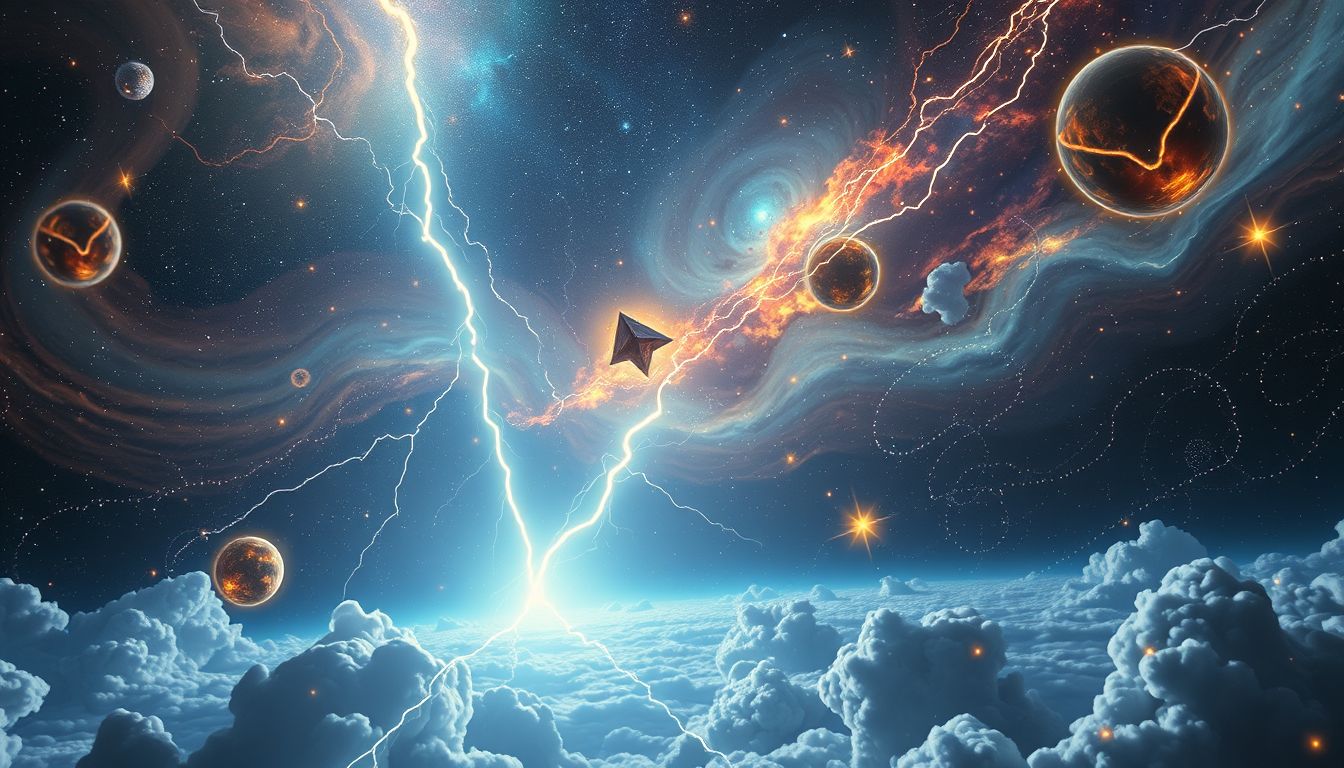 Blitze symbolisieren oft plötzliche Klarheit und lebensverändernde Einsichten.