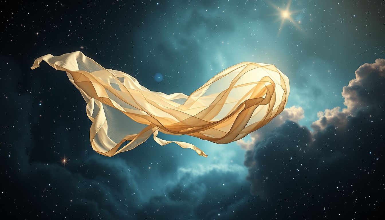Ein Lappen im Wind symbolisiert oft Unsicherheit und Wandel im Leben.