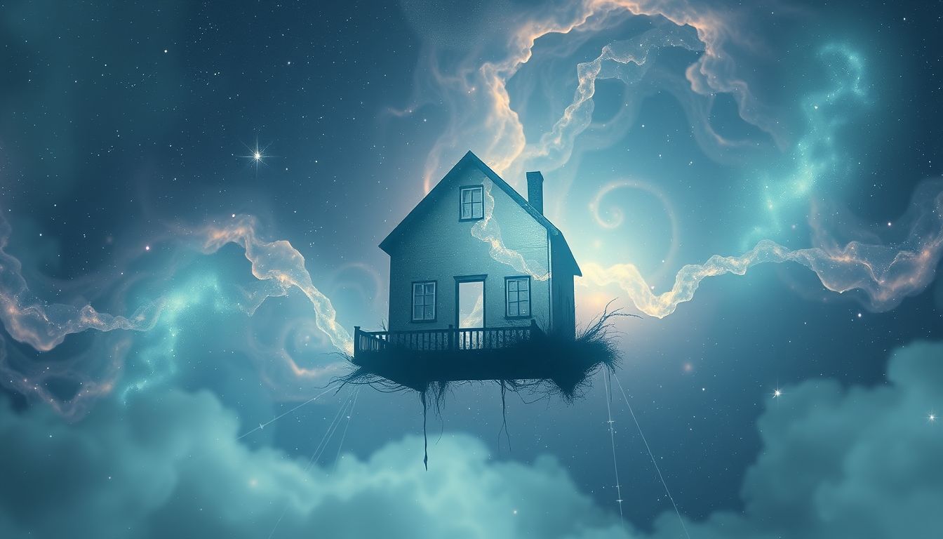 Ein leeres Haus symbolisiert oft innere Einsamkeit und seelische Leere.