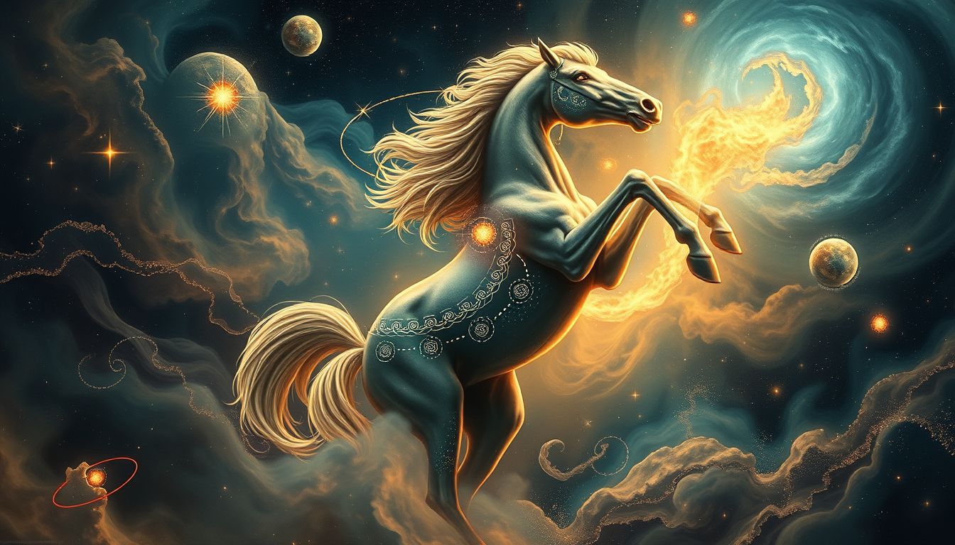 Ein Mustang symbolisiert im Traum oft Kampfgeist und Selbstbehauptung.