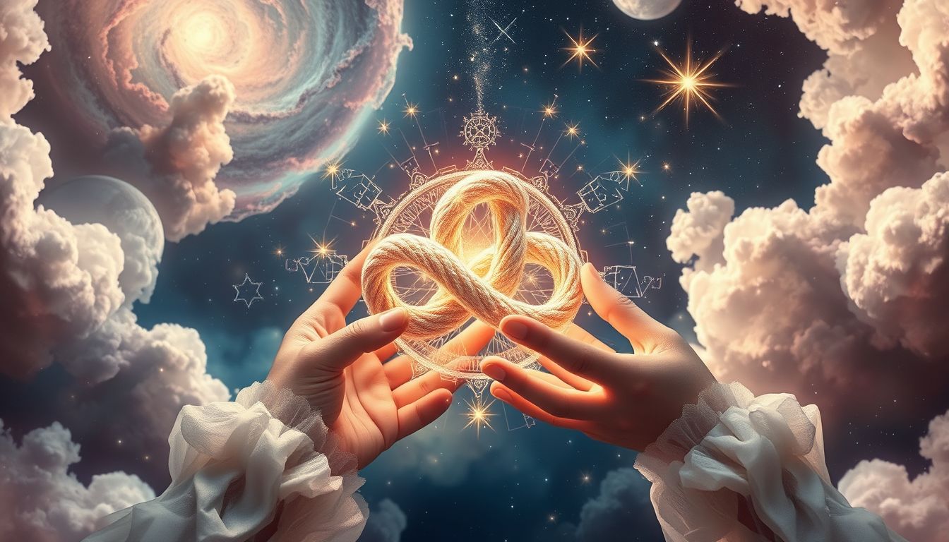 Ein Ritual mit mystischem Knoten stärkt Schutz und Intuition.
