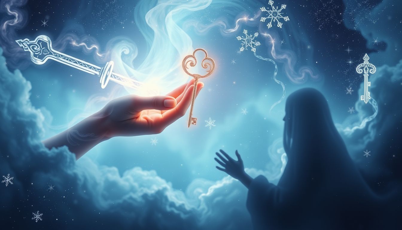 Ein Schlüssel in fremder Hand symbolisiert Kontrollverlust und Abhängigkeit.