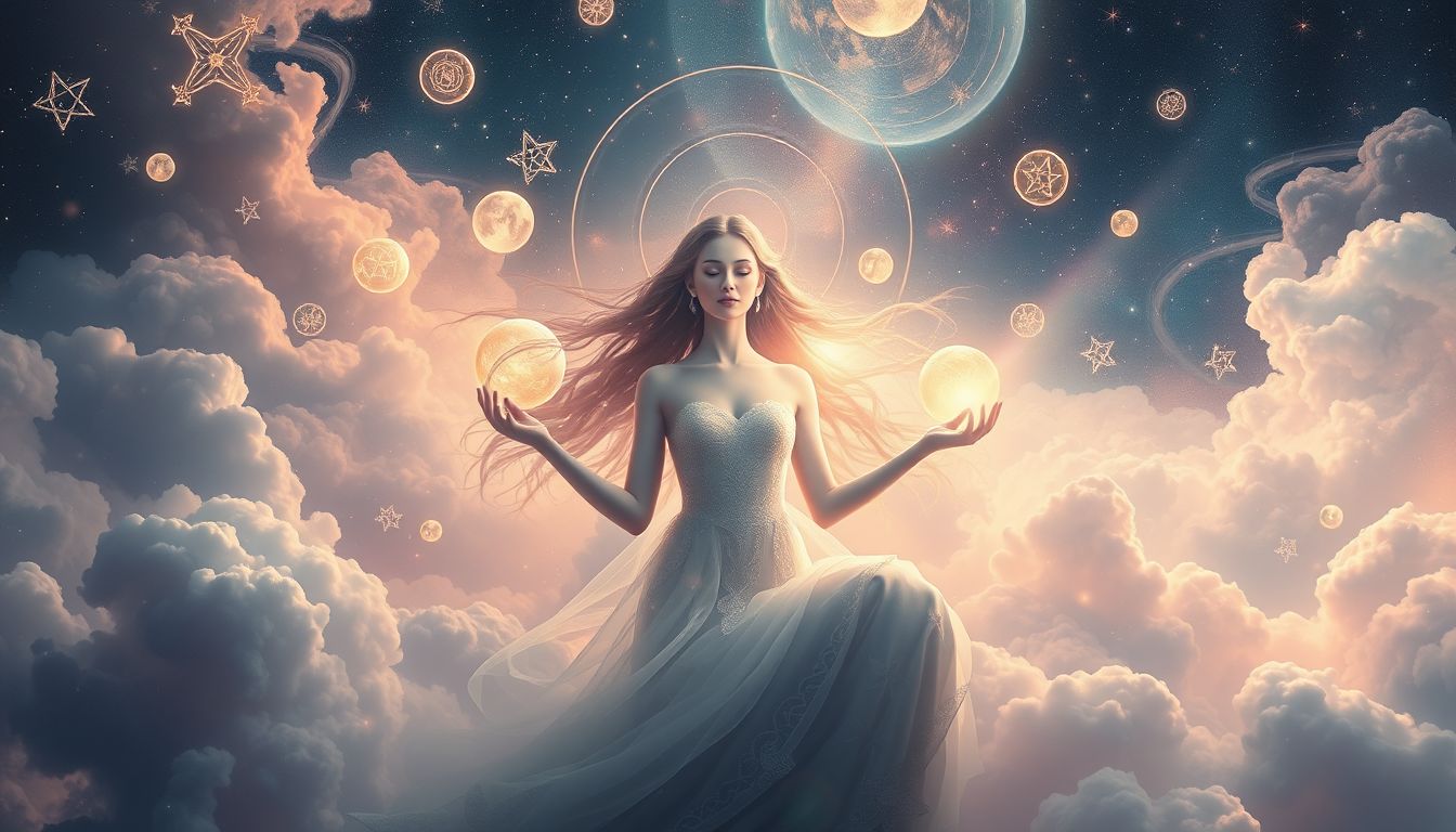 Ein weiblicher Meister symbolisiert Intuition und innere Weisheit im Traum.
