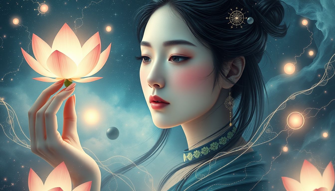 Eine chinesische Frau symbolisiert im Traum weibliche Weisheit und Fürsorge.