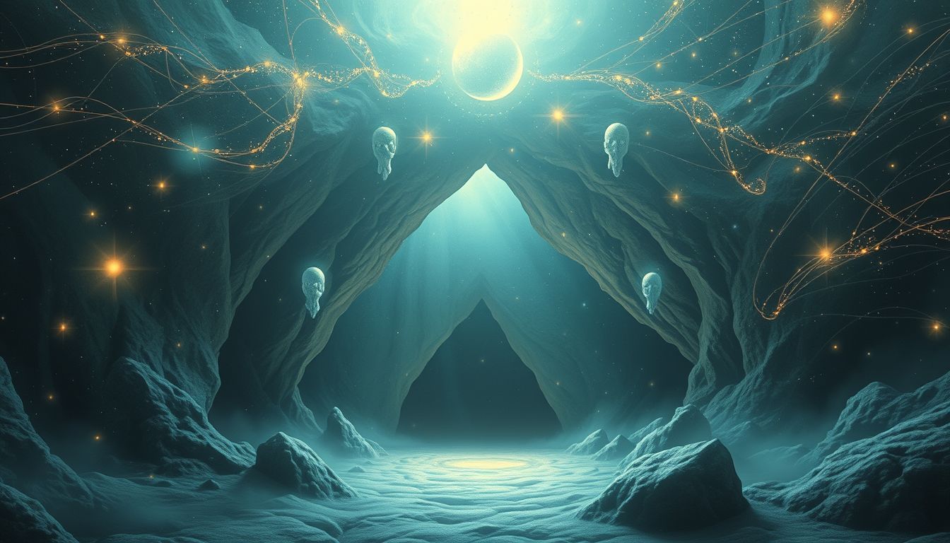 Höhlen symbolisieren in Träumen spirituelle Reise und göttliche Verbindung.