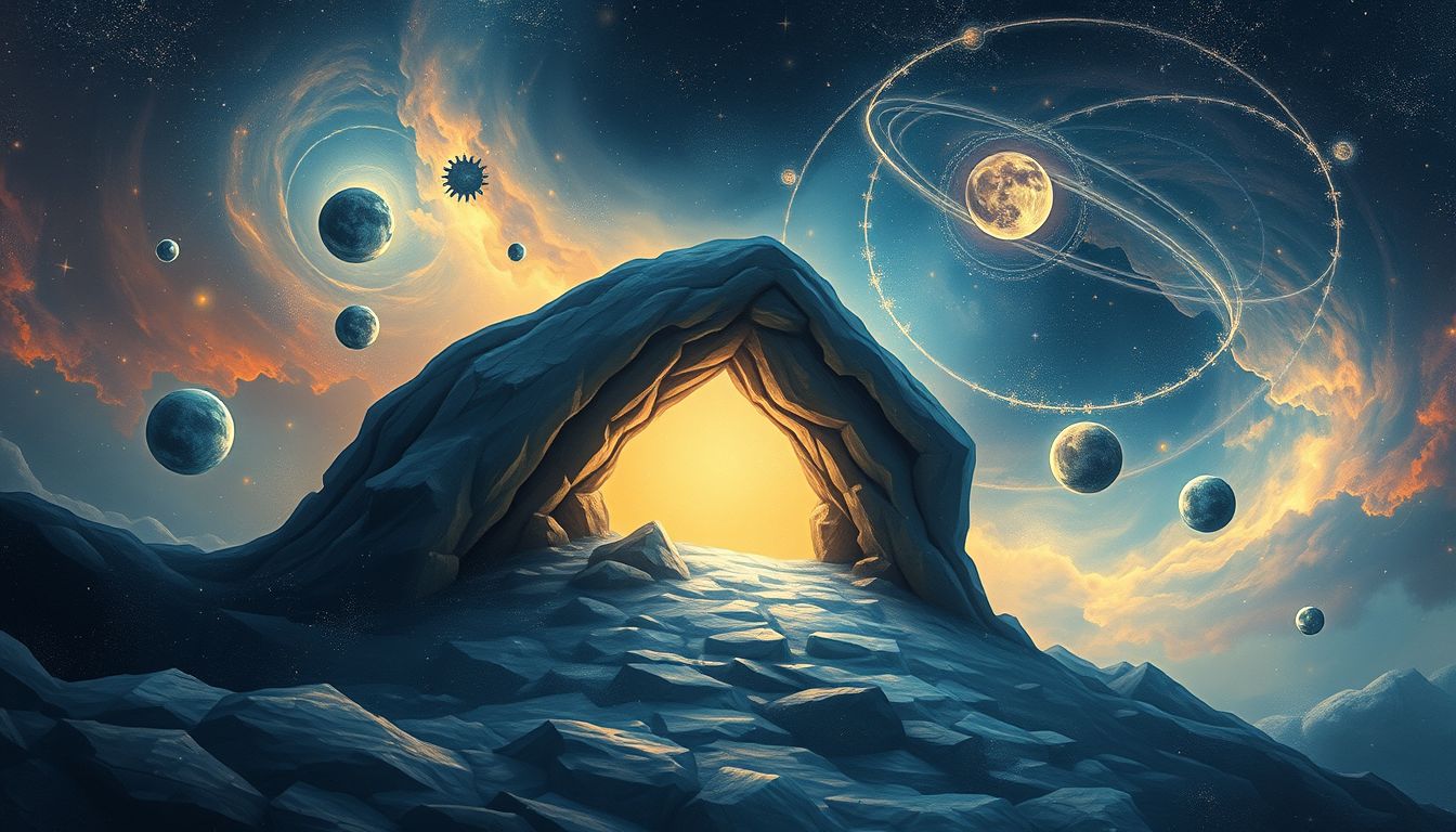 Eine Höhle symbolisiert innere Sicherheit und Flucht vor Bedrohungen.