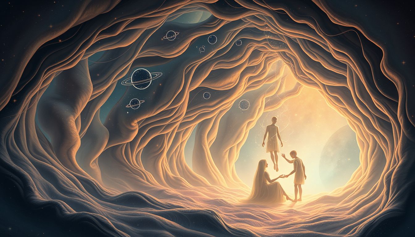 Gemeinsam eine Höhle bewohnen symbolisiert tiefes Zugehörigkeitsgefühl.