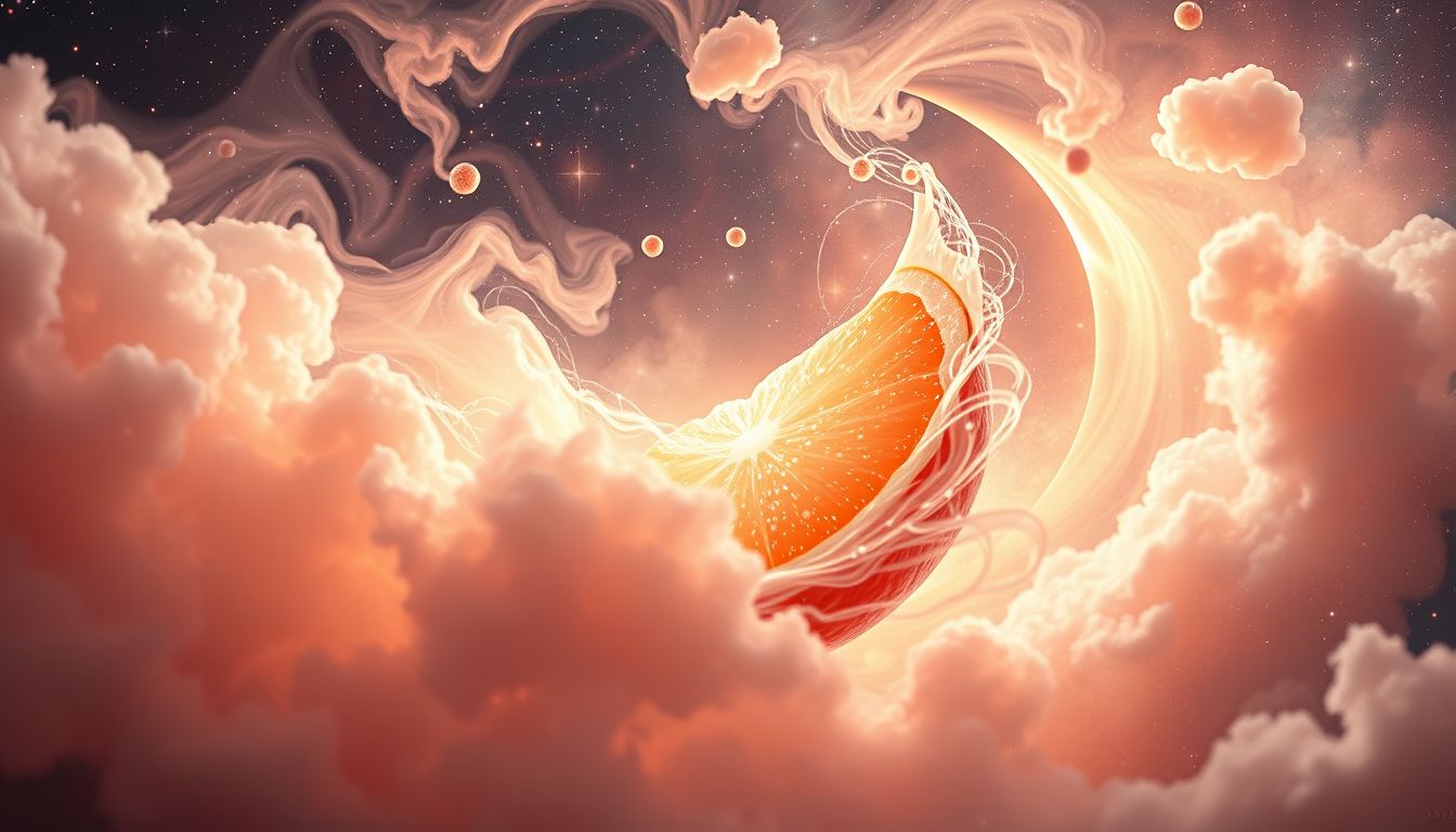 Eine saure Grapefruit im Traum symbolisiert unverarbeitete emotionale Herausforderungen.