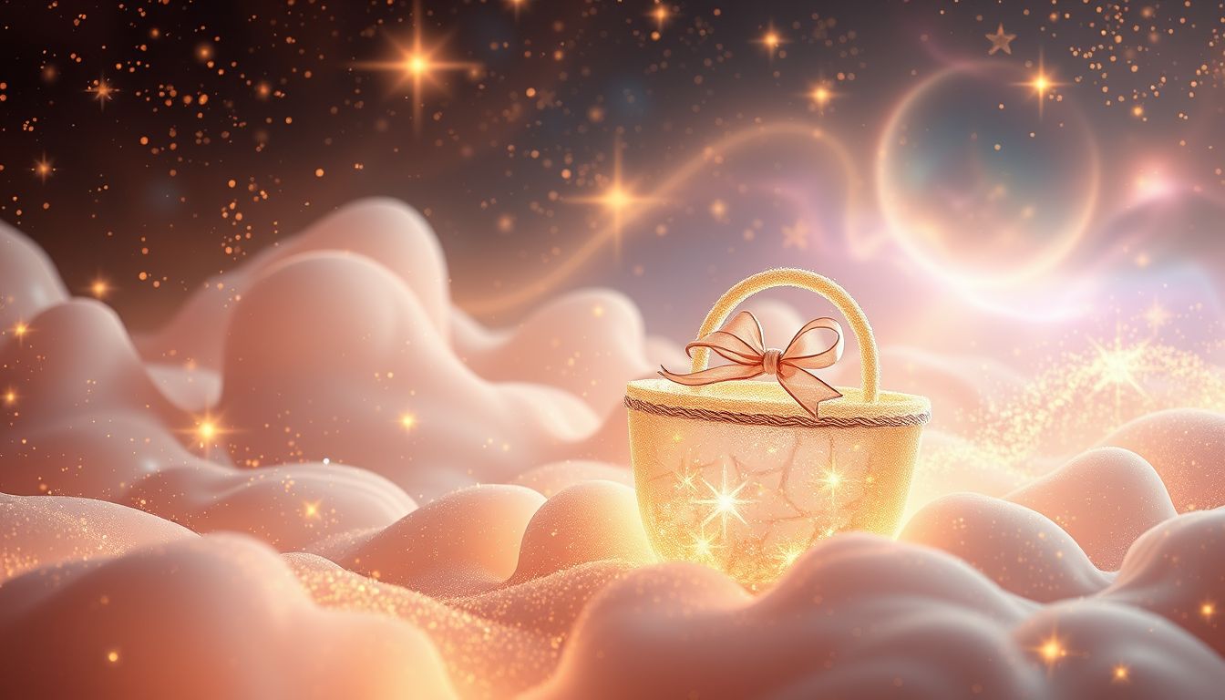 Einen Geschenkkorb erhalten symbolisiert oft tiefe Wertschätzung und Liebe.