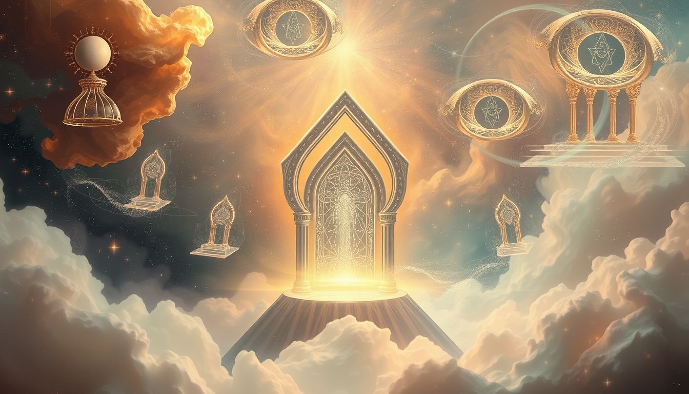 Feldaltäre symbolisieren im Unterbewusstsein spirituelle Verbindung und Innenschau.