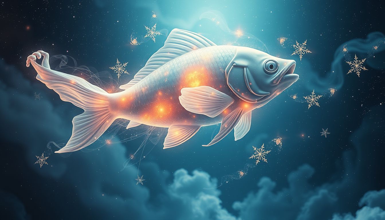 Im Traum Fisch werden symbolisiert Transformation und neue Perspektiven.
