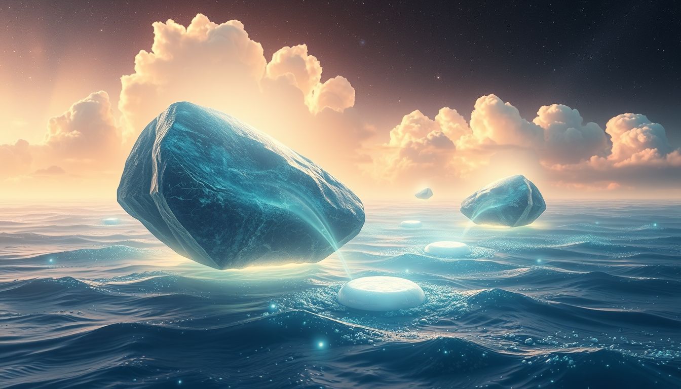Futter für Felsen am Meer symbolisiert innere Stärke und Beständigkeit.