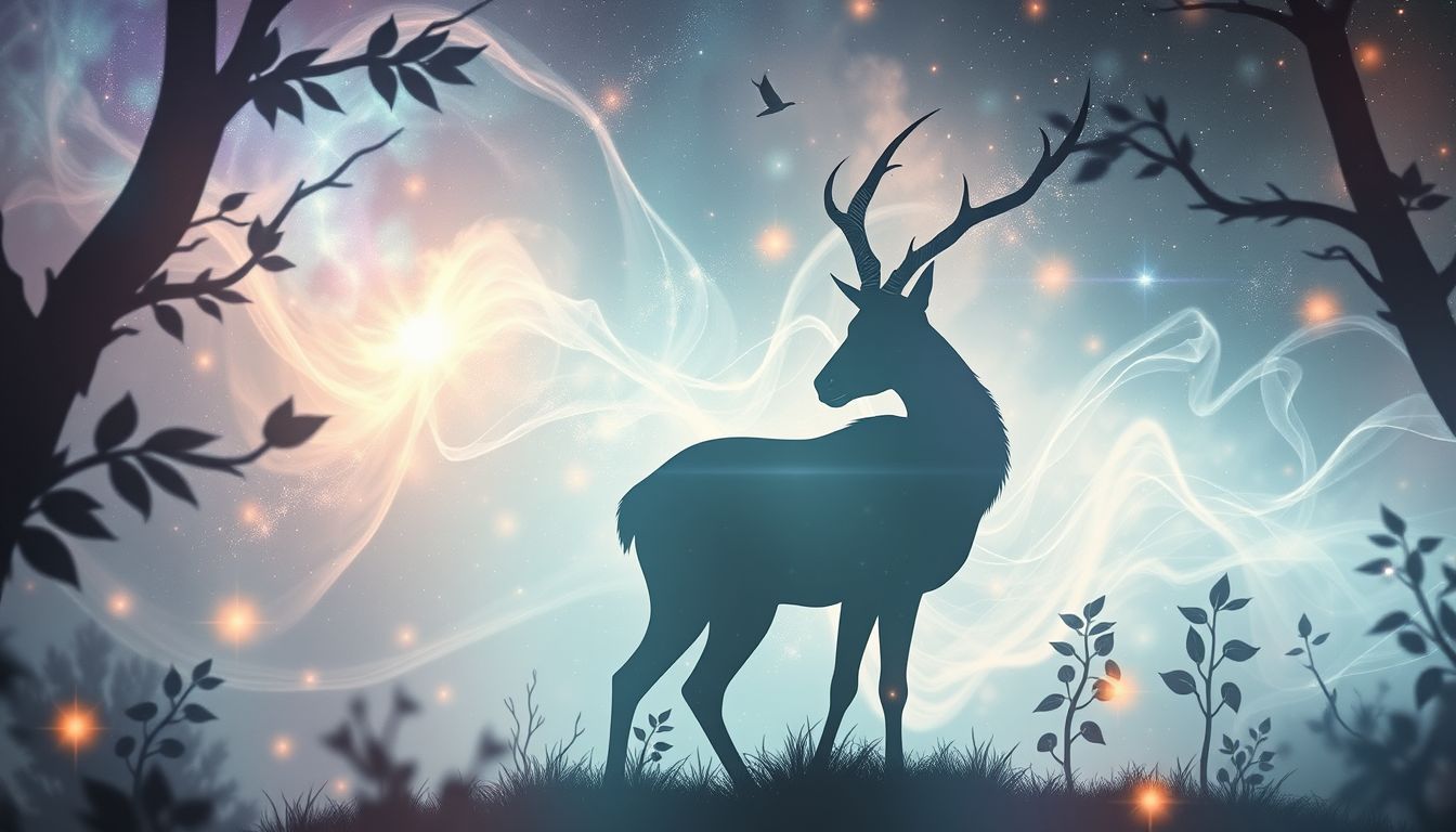 Gämse symbolisieren Intuition und tiefe Verbindung zur wilden Natur.