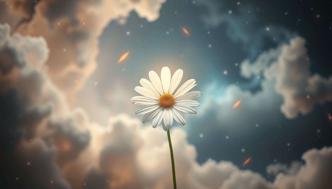Gänseblumen symbolisieren im Traum oft kindliche Unbeschwertheit und Einfachheit.