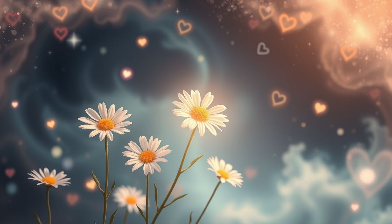 Gänseblumen im Traum symbolisieren oft reine und unverfälschte Liebe.