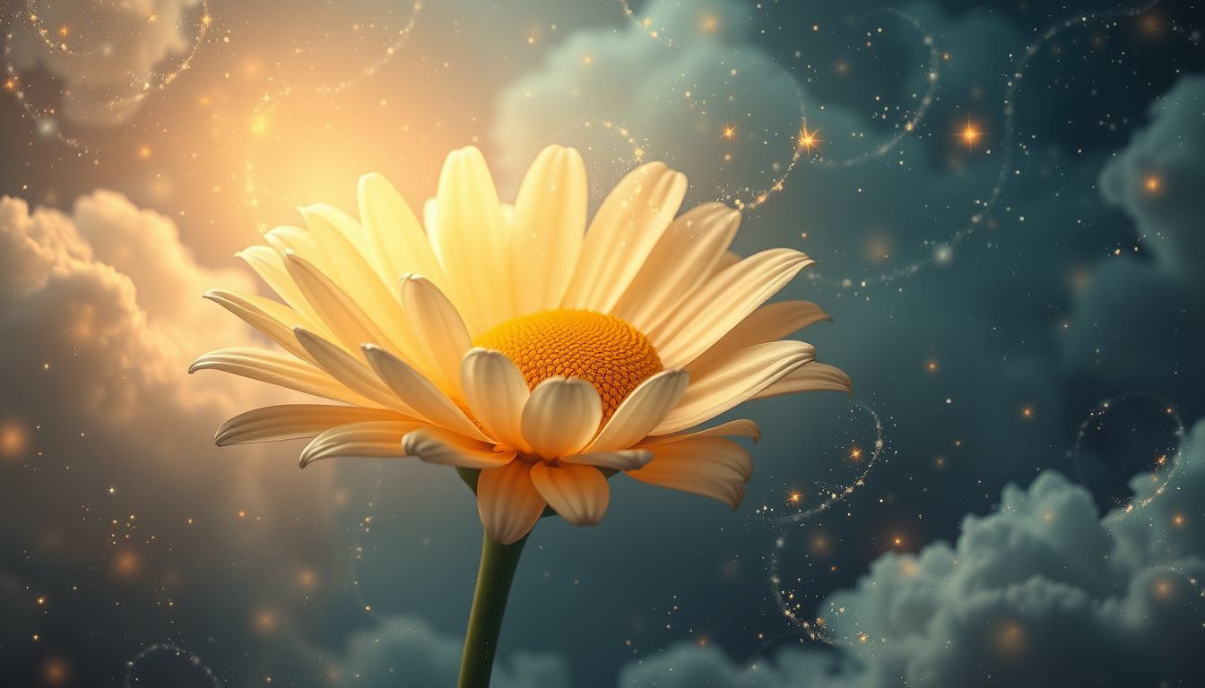 Gänseblumen im Traum symbolisieren Unschuld und neue Lebensabschnitte.