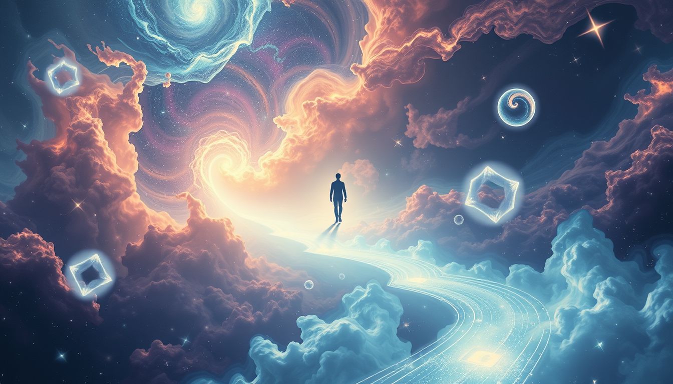 Herumirren im Traum symbolisiert oft Entscheidungsdruck und Orientierungslosigkeit.