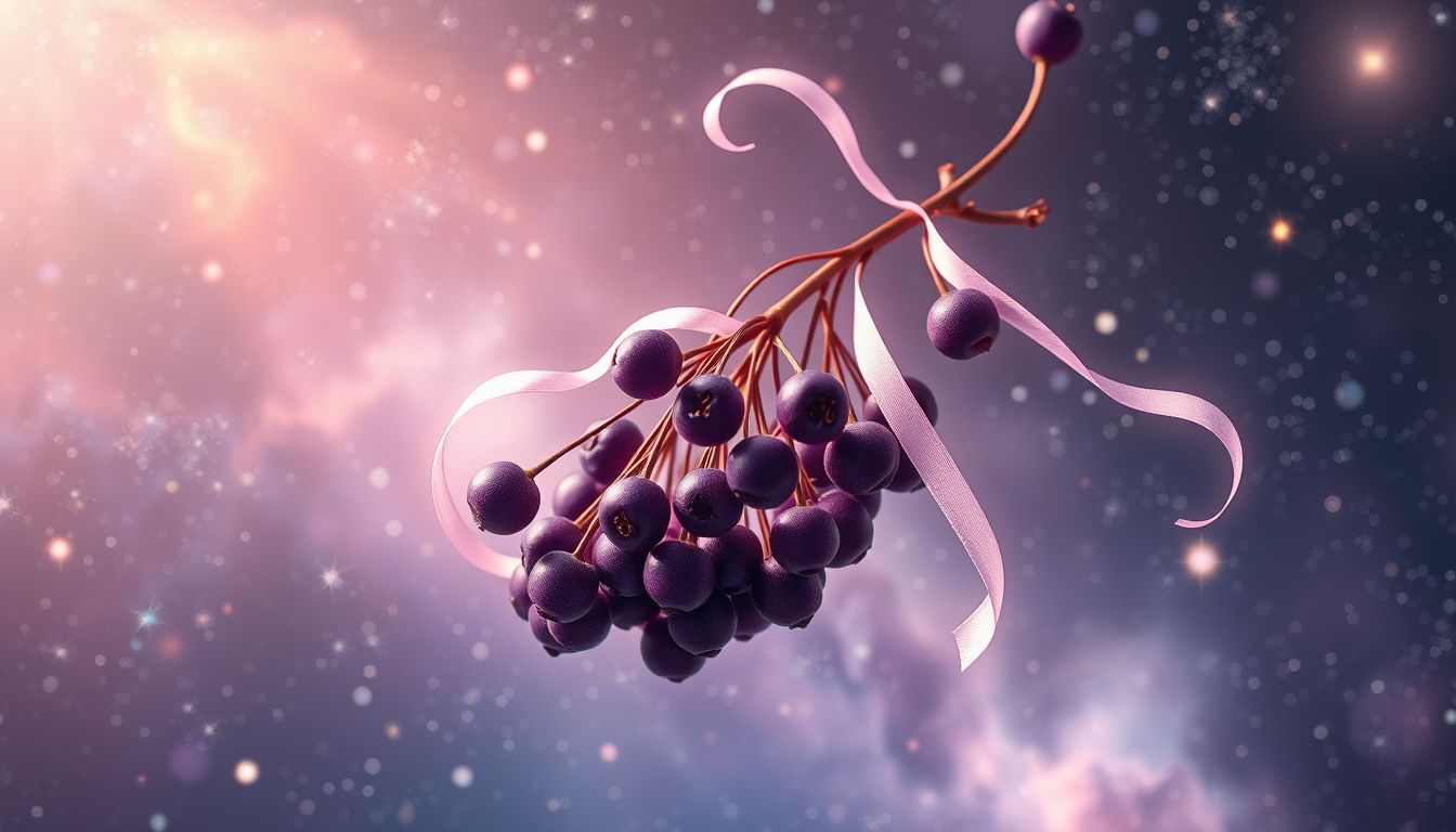 Holunderbeeren im Traum symbolisieren oft oberflächliche Schönheit und Ästhetik.