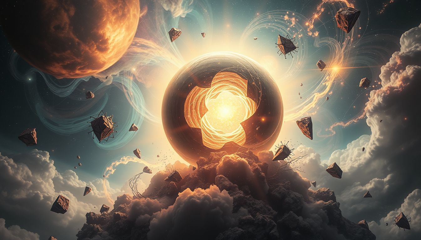 Kanonenkugeln symbolisieren in Träumen oft unvermittelte Zerstörung und Chaos.