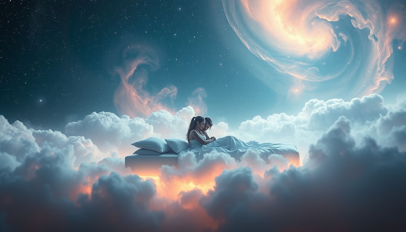 Kühlanlage im Schlafzimmer symbolisiert emotionale Distanz und Beziehungsprobleme.