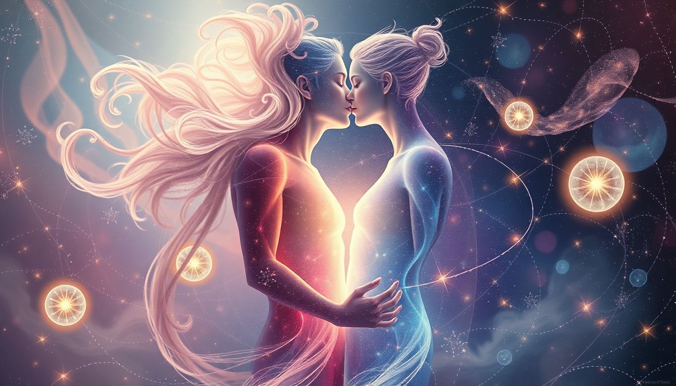 Ein Kuss von Gleichgeschlechtlichen symbolisiert oft Selbstakzeptanz und Liebe.