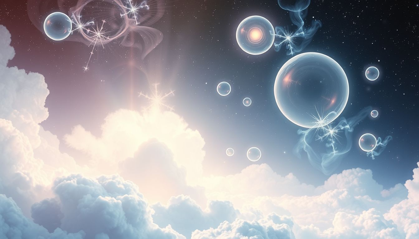 Laue Spiritualität symbolisiert innere Unentschlossenheit und spirituelles Wachstum.