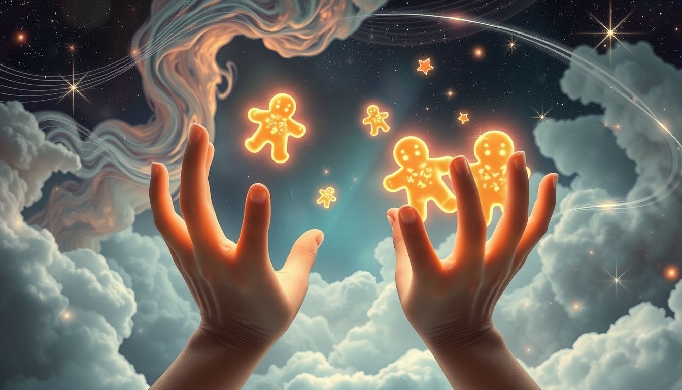 Lebkuchen backen im Traum symbolisiert kreative Selbstentfaltung und Genuss.